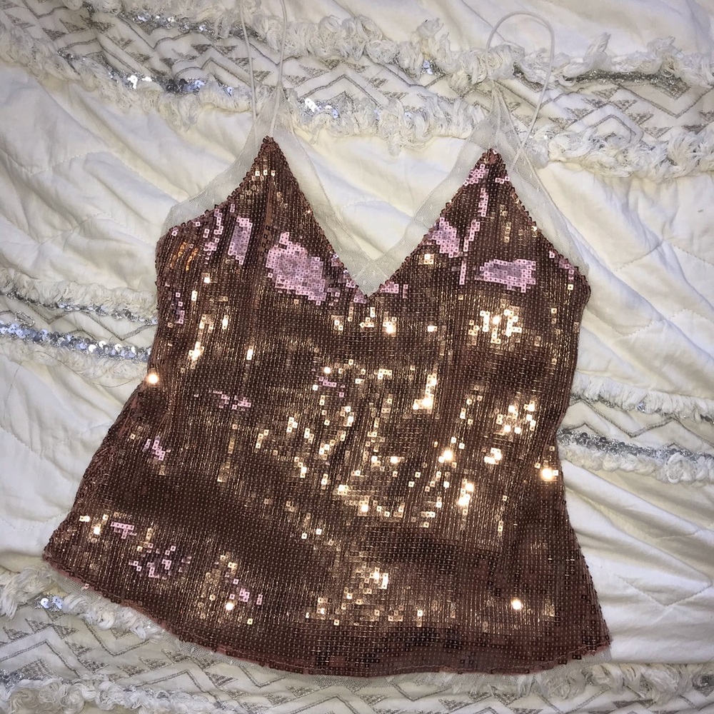 Free people sequin top